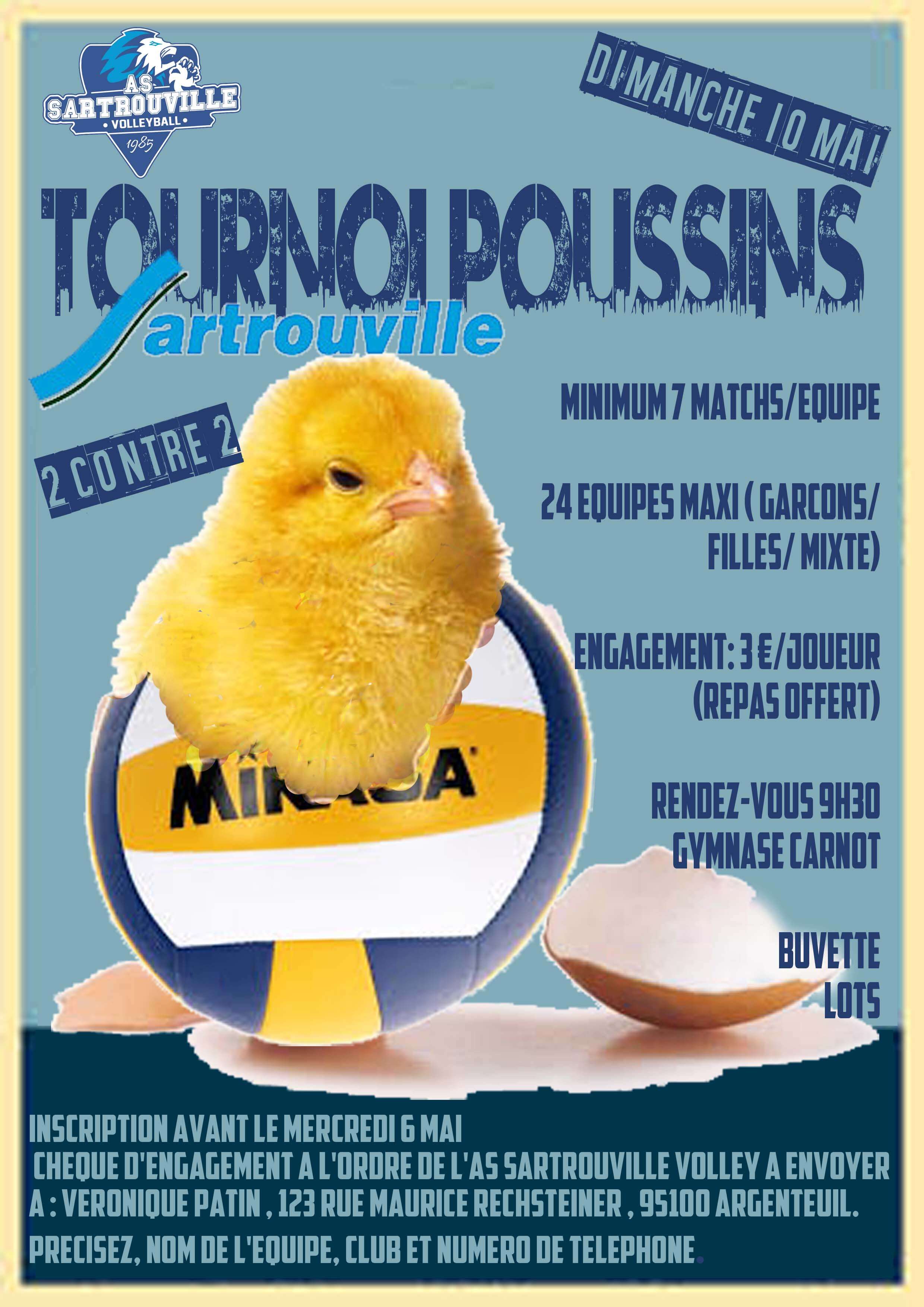 1er Tournoi poussin le 10 mai