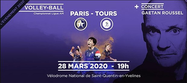 Assistez au match Paris Volley-Tours à tarif préférentiel !