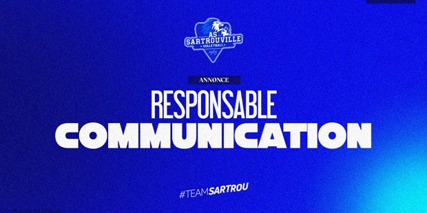 AS Sartrouville Volley-Ball recherche un/une responsable communication