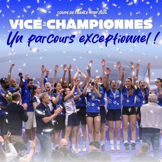 Vice Championnes coupe de France M18F