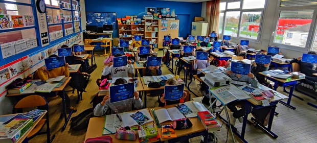 Initiation volley dans les écoles