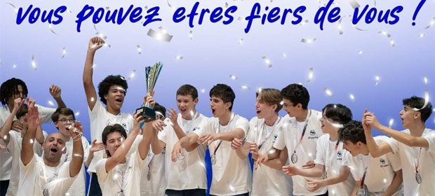 Vice-Champions de la Coupe de France M15M